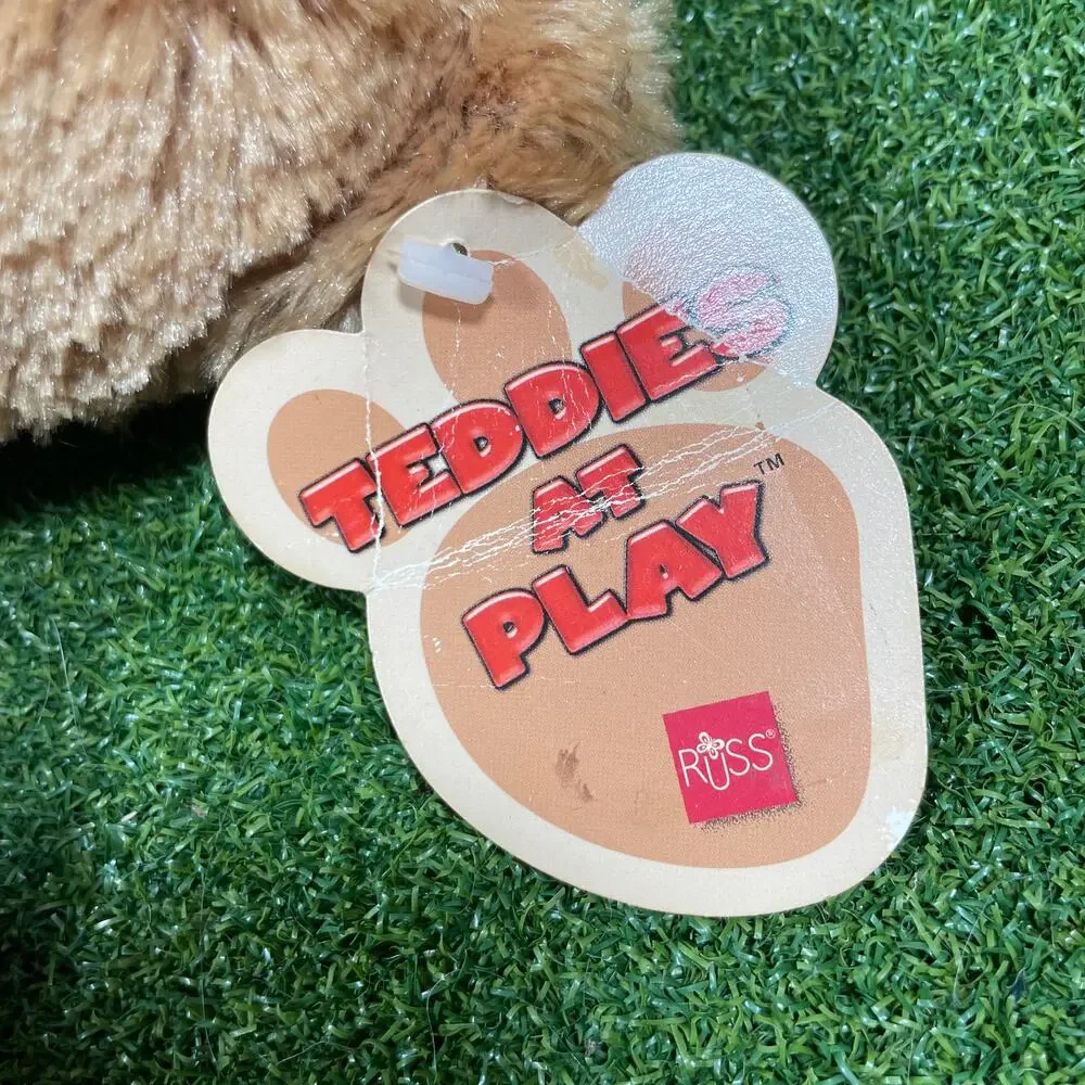 Russ Teddy at Play Pucks Sports Bear Stuffed Toy